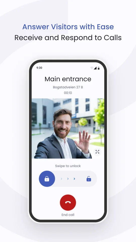 Defigo Flutter-App — Gebäude- und Einheitenliste mit Ein-Tipp-Entriegelung