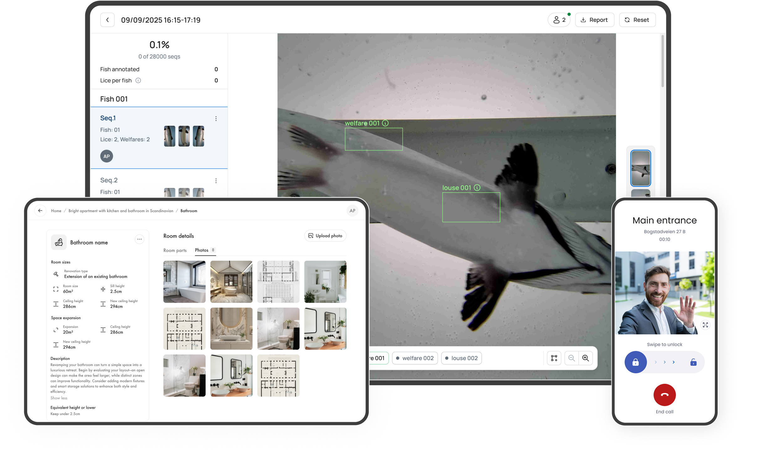 Flutter-Entwicklungsanzeige mit mehreren Gerätebildschirmen